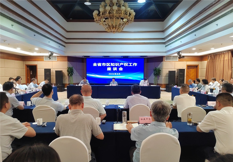 省知识产权局召开全省市区知识产权工作座谈会